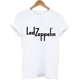 Casual Summer men Led Zeppelin White T Shirt