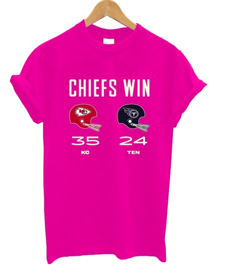 Chiefs Win 35 KC 24 Ten Official T Shirt