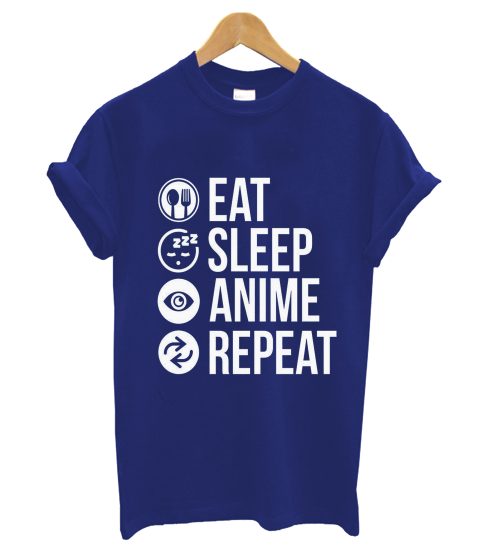 Cosplay Senpai Eat Sleep Repeat Manga Anime T Shirt