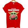 Detroit Red Wing Baby Yoda T Shirt