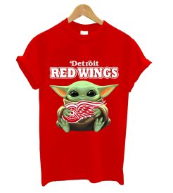 Detroit Red Wing Baby Yoda T Shirt