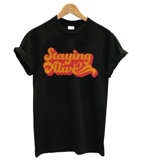 Disco Style Staying Alive T-shirt