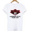 FEA Beastie Boys Licensed to Ill Tour 1987 Adult T Shirt