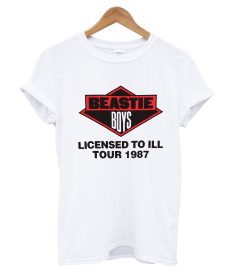 FEA Beastie Boys Licensed to Ill Tour 1987 Adult T Shirt