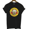 Guns N Roses Bullet Logo T Shirt