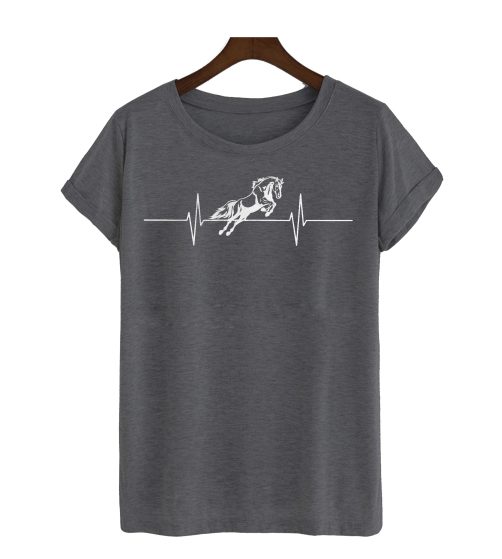 Heartbeat Horse Mens Equestrian T Shirt