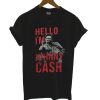 Hello I'm Johnny Cash Finger Bird T Shirt