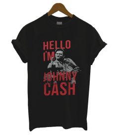 Hello I'm Johnny Cash Finger Bird T Shirt