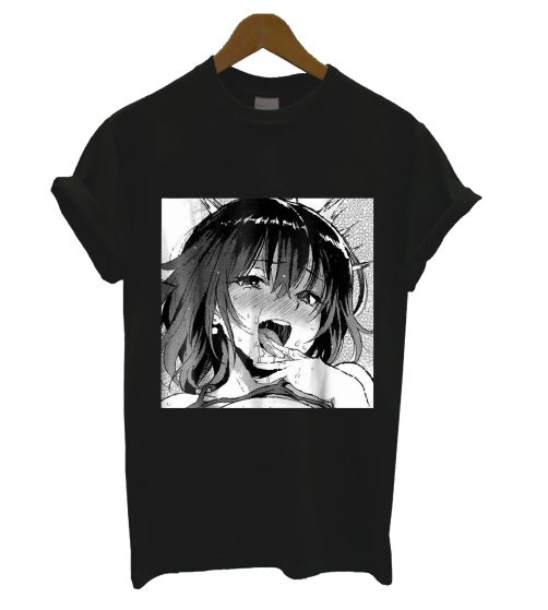 Hentai Waifu Ahegao Girl Manga Anime T Shirt