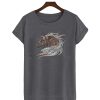 Horse Mane Artistic Equestrian T Shirt