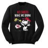 Kansas City Chiefs Make Me Drink Funny Snoopy Beer Sweatshirt