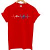 Kansas City Chiefs Royals Heartbeat T Shirt