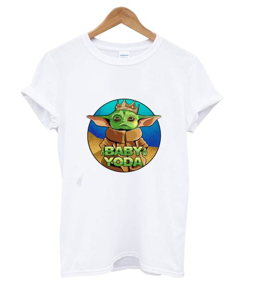 King Baby Yoda The Mandalorian T-Shirt