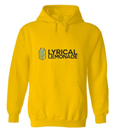 Lyrical Lemonade Logo With Font Hoodie