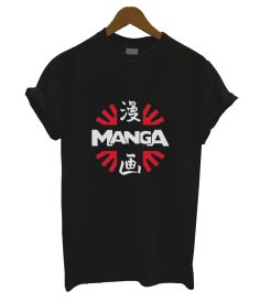 Manga Club Black Logo T Shirt