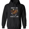 Meet Me At The Finish Line Running Turkey Trot Thanksgiving Hoodie