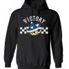 Nintendo Mario Kart Blue Shell Victory Finish Line Hoodie