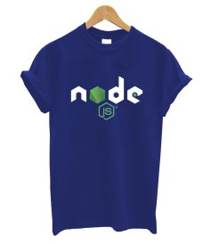 Node JS developer Blue T shirt