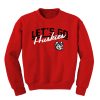 Northeastern Huskies Red Let's Go Pullover Sweatshirt