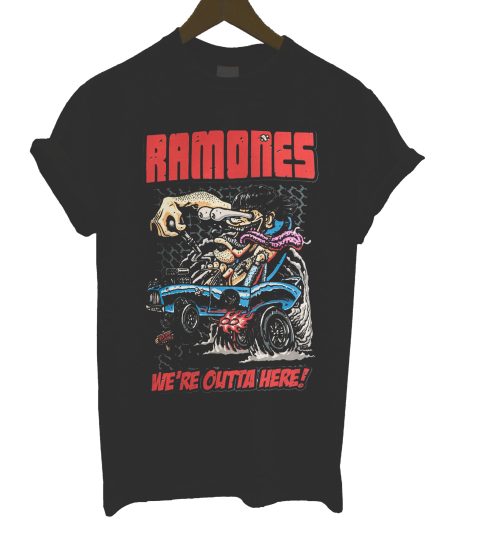 Ramones We're Outta Here T Shirt