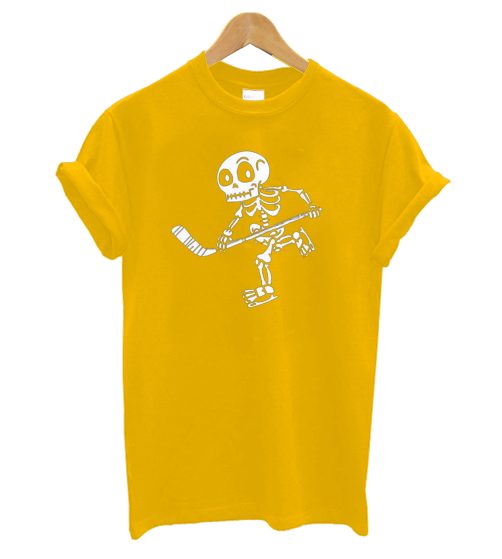 Skeleton Hockey Lovers Halloween T-shirt