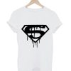 Superman Logo White T Shirt