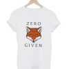 Zero Given Red Fox T Shirt
