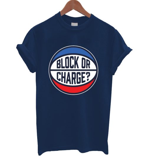 Block Or Chage Blue T Shirt