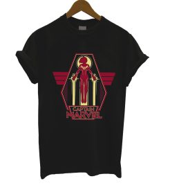 Captain Marvel Flying Warrior T Shirt