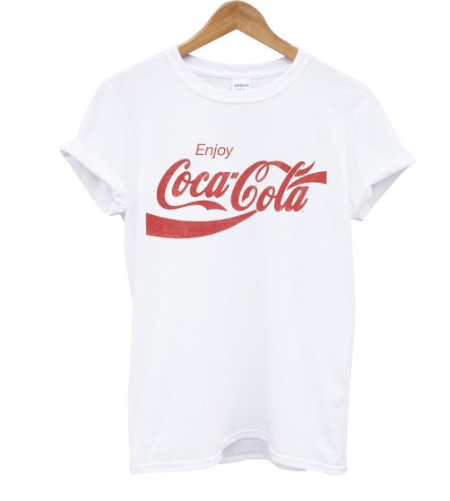 Enjoy Coca Cola White T Shirt