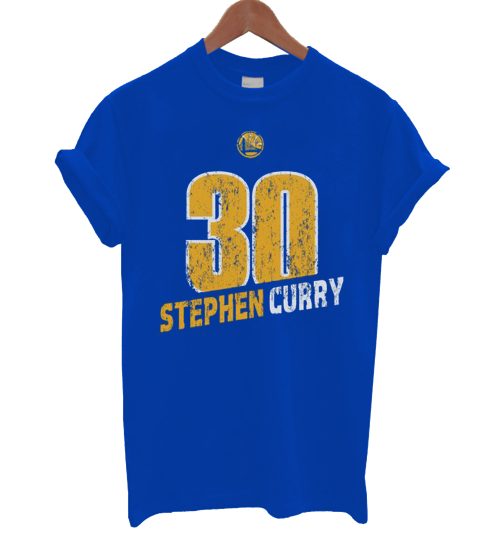 Stephen Curry 30 Blue T Shirt