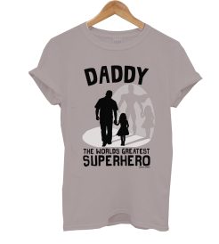 Daddy The World Greatest Superheroes Dad Girl T Shirt