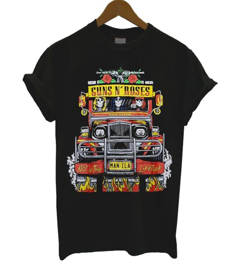 Gun N Roses Not In This Lifetime Tour Manila T Shirt