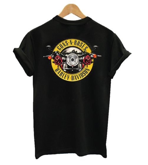 Harley Davidson Guns Roses T-Shirt