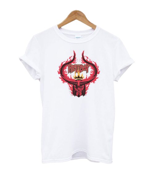 Hellboy Flaming T-Shirt