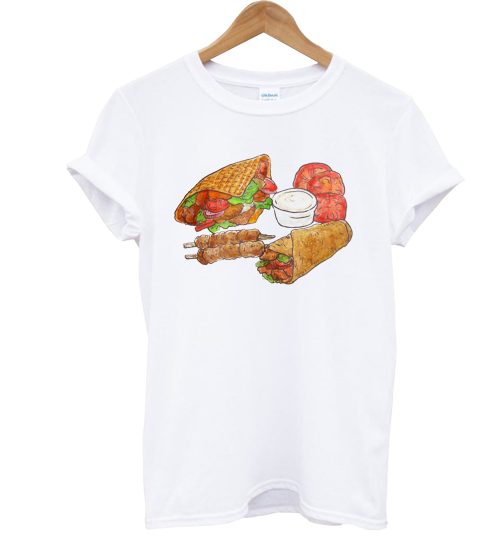 Arabic Food Doner Kebab T Shirt