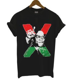 Malcom X Black T Shirt