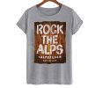 Rock The Alps Holz T Shirt