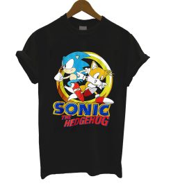 Sega Boys' Little Sonic The Hedgehog T Shirt