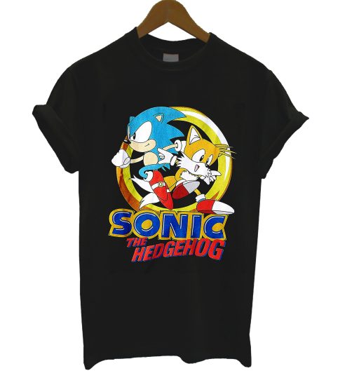 Sega Boys' Little Sonic The Hedgehog T Shirt