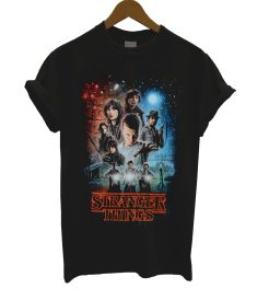 Millie Bobby Brown Stranger Things Autographed Group Shot Graphic T Shirt