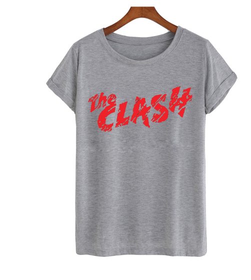 The Clash Logo Rock Band T Shirt