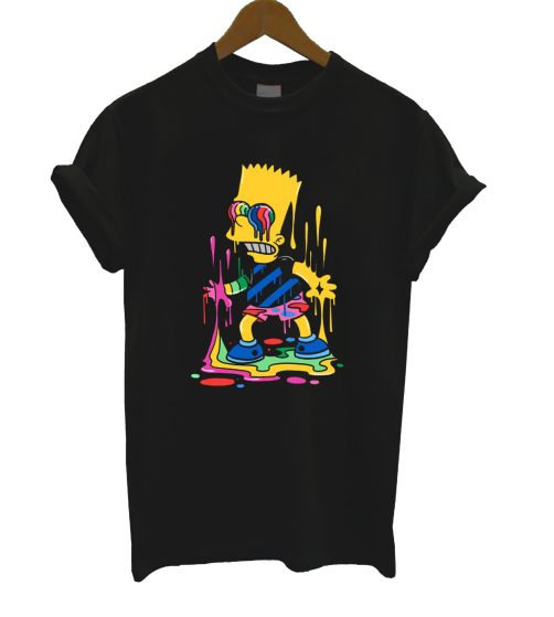 Trippy Bart Simpson T Shirt