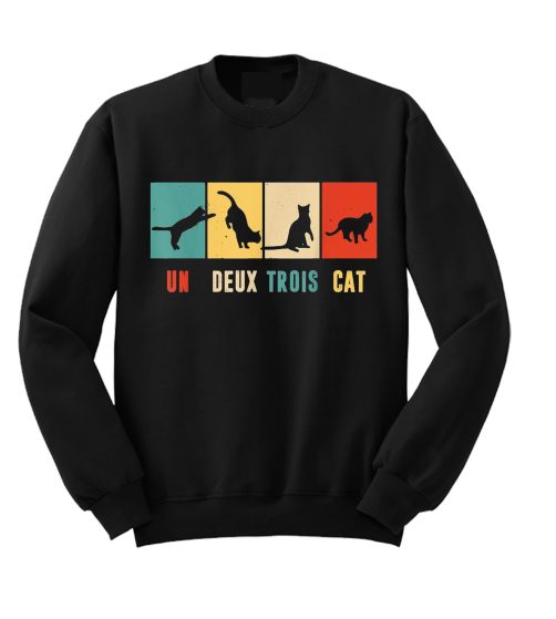Un Deux Trois Cat SweatshirtUn Deux Trois Cat Sweatshirt