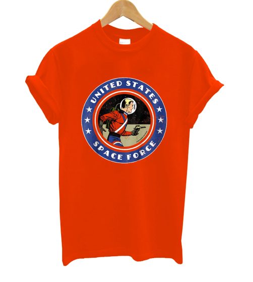 United States Space Force Orange T Shirt