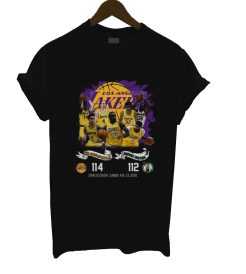 Top Los Angeles Lakers 114 and Boston Celtics T Shirt