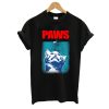 Paws Underwater Shark Attack T shirt