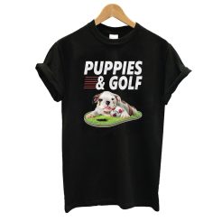 Puppies And Golf T shirt