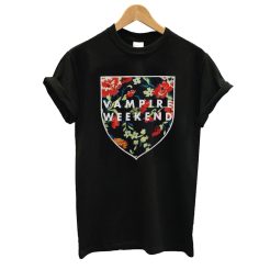 Vampire Weekend Shield Roses T shirt