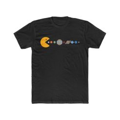 Pac Man Sun Eating Other Planets T-Shirt thd